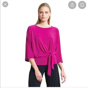 Clara SunWoo pink side tie top